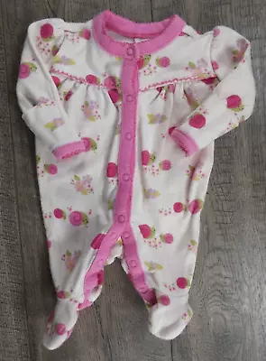 Baby Girl Clothes Gymboree Preemie To 5lbs Pink Snail Footed Outfit • $28.99