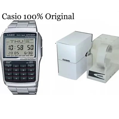 Casio Men's Databank Watch DBC32D-1A With Calculator IDSY Original Brand New • £99.99