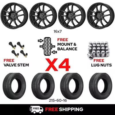 16  DRAG DR-31 W/ 215/60R16 Touring Wheel & Tire For 2020-2021 Mazda CX-3 • $920.92