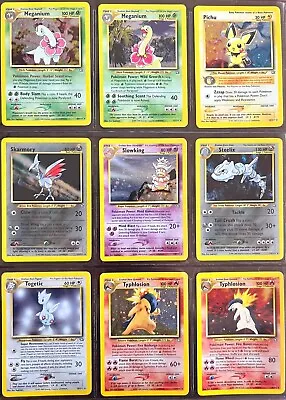 $49 • Buy Pokemon Neo Genesis WOTC Individual Cards - Pick From List From $1! FREE POSTAGE
