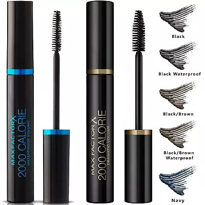 MAX FACTOR 2000 Calorie Dramatic Volume Lash Waterproof Mascara *CHOOSE TYPE* • £6.65