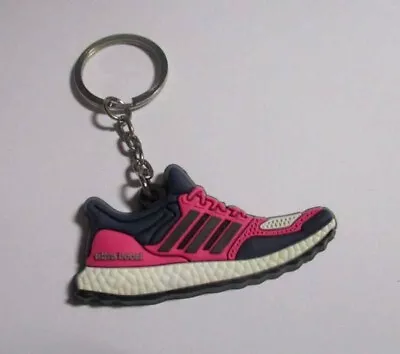 $2.99 • Buy Adidas ULTRA BOOST Pink SNEAKER Rubber KEYCHAIN Keyring Novelty 1.5  Sports Shoe
