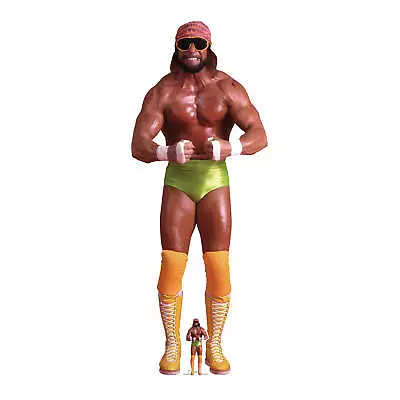 Macho Man Randy Savage Official WWE Lifesize Cardboard Cutout + FREE Mini • £39.99