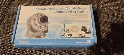 Miniature Covert Night Vision Camera With Audio NIKKAI CCTV • £19.99