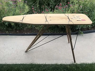 Vintage Sears Roebok Ironing Board Wood Folding With Original Local Pick Up/SH • $59.99