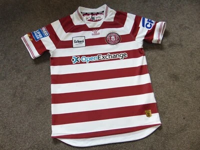 £37.99 • Buy Men's Wigan Warriors 2022 Hummel 150 Anniversary Rugby League Home Shirt Size S