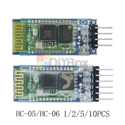 1-10PCS HC-05 HC-06 Wireless Bluetooth Transeiver RF Master Module For Arduino • $6.47