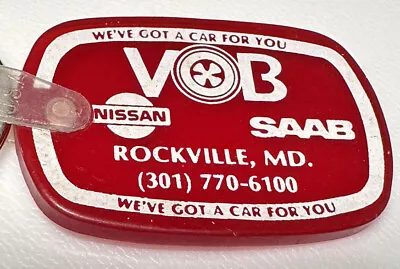 Rockville Maryland VOB SAAB Dealership Auto Car Dealer Motor Sales MD Keychain • $17.99