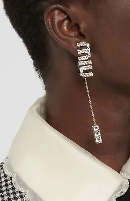 £8.99 • Buy Bnwt Miu  Cubic Dangle Drop  Diamond Cubic Earrings