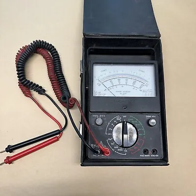 Micronta 22-214A Black Handheld Portable 43 Range Analogue Multimeter • $34.99
