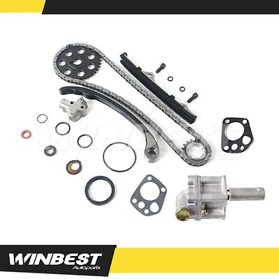 Timing Chain Kit For 89-97 Nissan 240SX D21 Pickup 2.4L KA24E With Oil Pump New • $54.50