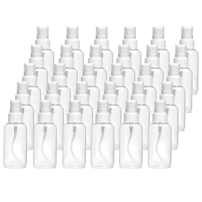 30 Pack 30Ml(1Oz) Fine Mist Mini Clear Spray Bottles With Pump Spray Cap Refilla • $14.99