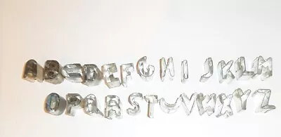 1950s ALPHABET COOKIE CUTTERS. • £5.99