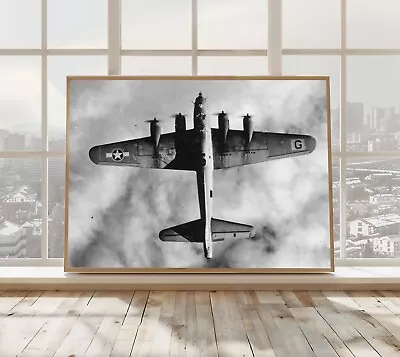 B-17 Flying Fortress Print World War 2 Aviation Memorabilia Wall Art Poster • £5.99