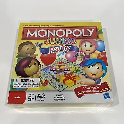 Monopoly Junior Party 2011 Edition Property Themed Board Game Sealed Brand New • $9.99