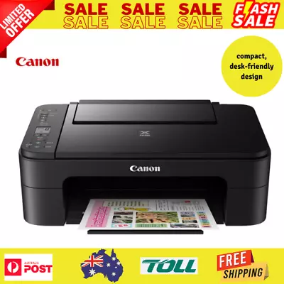 $73.50 • Buy Canon Wireless Printer Document Print Photo Scan Copy Student Home Office WIFI