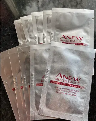 £4.25 • Buy AVON 10 X Anew Reversalist Complete Renewal Day Cream Samples SPF25 Brand New