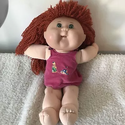 Vintage Cabbage Patch Doll 1978-1983 Red Crimped Hair Green Eyes • $18