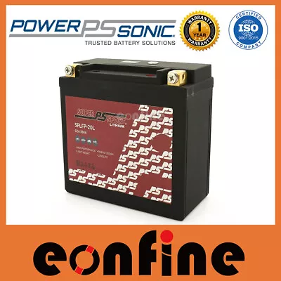 Power Sonic Super Sport Lithium Battery 12V 550CCA Replace YTX20L-BS YTX20L • $365.99