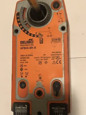 Belimo AFB24-SR-S Spring Return Damper Actuator AC/DC 24V 180 In-lbs/20 NM • $25