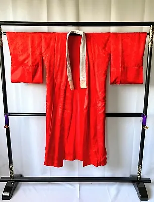 Vintage Japanese Juban Kimono - Women's NagaJuban Kimono Robe • $55