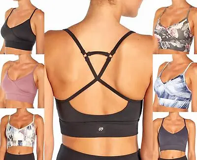 Marika Sports Bra Yoga Gym Crop Top Non-Wired Removable Padding Low Impact New • £5.95