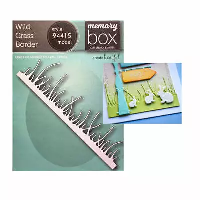 $15 • Buy Memory Box Discontinued Cutting Die Wild Grass Border #94415