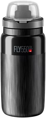 Elite SRL Fly MTB Water Bottle - 550ml Tex Black • $13.21