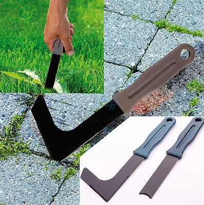 🔥2Pc Garden Weeder Set Patio Knife Weed Weeding Remover Tool Moss Paving Scrape • £2.99