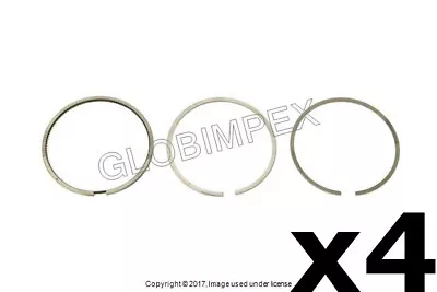 VOLKSWAGEN Passat 2.0L L4 (2004-2005) Piston Ring Set Standard 81 Mm (4) MAHLE • $116.90