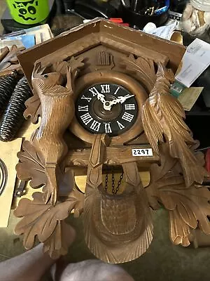 Wooden Brown Collectible Decorative Musical Cuckoo Wall Clock • $37