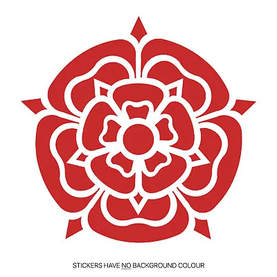£1.99 • Buy Lancashire County Red Rose Self-Adhesive Vinyl Decal Car Window Bumper Sticker