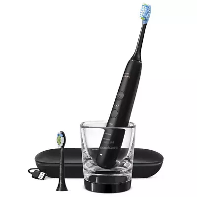 Philips Sonicare 9000 Electric Smart Toothbrush Diamond Clean Rechargeable Black • $439.95