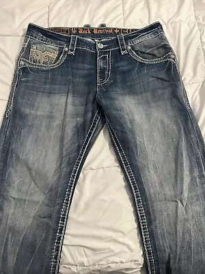 Rock Revival Jeans Mens 36x32 Straight • $24.40