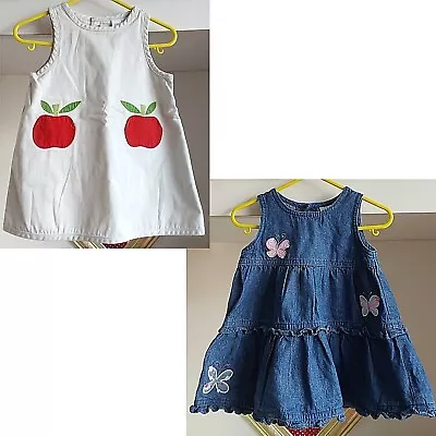 Choice Of Baby Girls Dresses Age 3-6 Months • £7.50