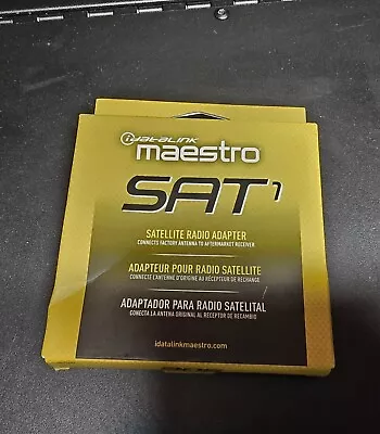 IDatalink Maestro HRN-ANT-SAT1 Satellite Radio Antenna Adapter SiriusXM Connect • $6