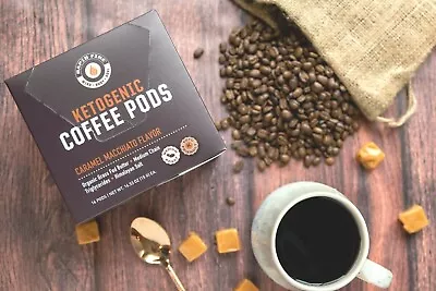 Rapid Fire Ketogenic Hi Performance Keto Coffee Pod 16 K-Cups BURN FAT 3 FLAVORS • $19.95