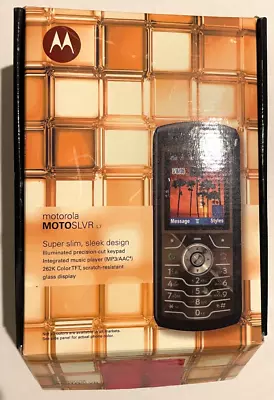 One Old Motorola SLVR L7Cell Phones With Box And Attachments -  Working • $75