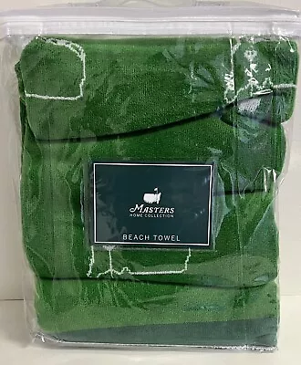 2024 Masters Golf Tournament Green Beach Towel New In Package 67  X 32  • $99.95
