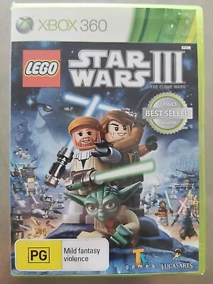 LEGO Star Wars 3 - The Clone Wars - Microsoft Xbox 360 - W/ Manual • $26.50
