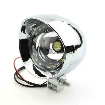 Motorcycle Lamp Light Chrome Head LED Passing Driving Fog For Harley-Davidson • $20.84