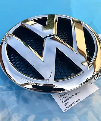 £90.70 • Buy Logo VW Grille Touareg 7P/7N Sharan 7N Badge Original 7P6853601AULM