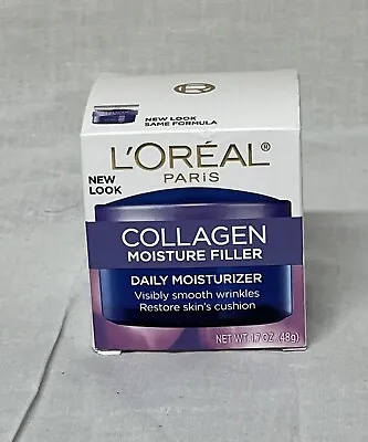 $9 • Buy LOreal Skin Care Collagen Face Moisturizer Filler Day Night Cream Anti Aging 1.7