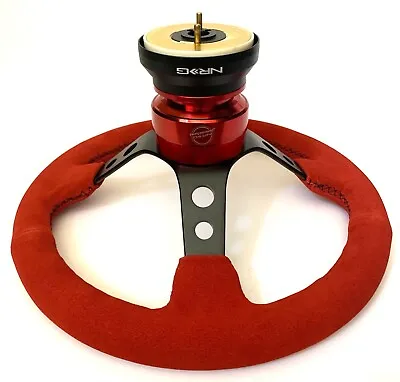 Nrg Short Hub Quick Release Steering Wheel Rr For Nissan 240sx S13 S14 300zx • $398
