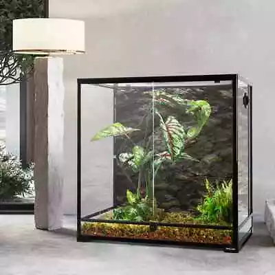 Reptile Glass Terrarium 30'' X 18'' X 30'' Black 70 Gallon NEW • $219.95