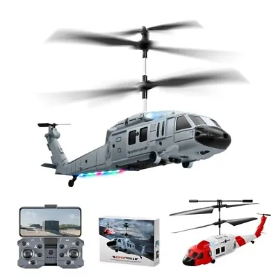 Rc Helicopter Remote Control Gyro Drone Mini Aircraft 3.5CH RTF Toy With Camera • $46.90