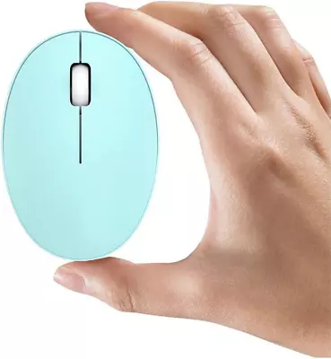 Mini Rechargeable Wireless Mouse 2.4Ghz Optical Travel Mouse Silent Wireless Co • $21.24