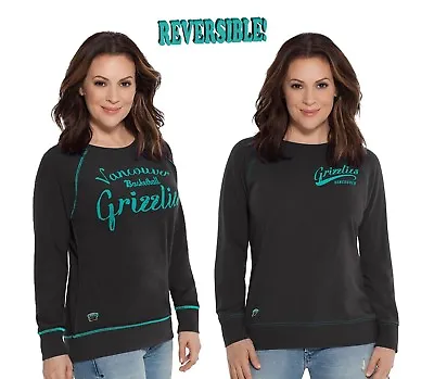 Vancouver Grizzlies TOUCH By Alyssa Milano Reversible Crew Sweatshirt Womens XL • $16.99