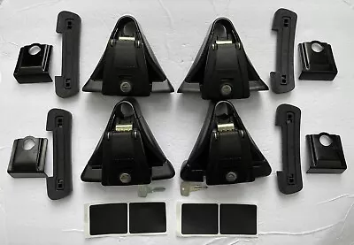 Set Of 4 Yakima Q Towers With Locks Keys + Q5 Clips + A Rubber Pads + Vinyl Pads • $247.50