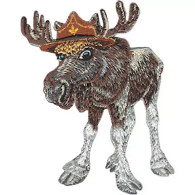 Moose Iron-on PATCH Embroidered APPLIQUE SOUVENIR CRAFT Animals Wildlife Nature • $5.95